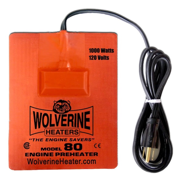 Silicone Pad, Adhesive - 1000W, 120V, 6in. 15Cm X 10-3/4in. 27Cm Csa Ce